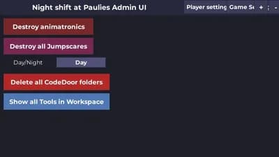 Destroy Jumpscare Gui's & Destroy Animatronics and more!