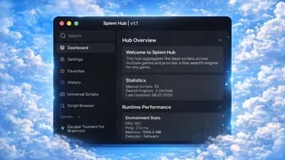 Spiem Hub – Universal Script Loader - Keyless