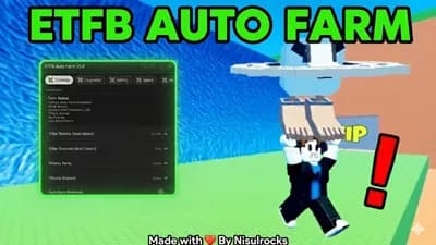 BEST! ETFB Auto Farm Nisulrocks Scripts (FIXED)(Discord Key)